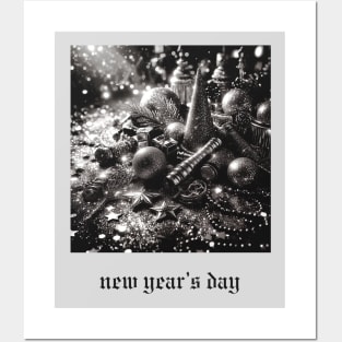 new years day aesthetic Posters and Art